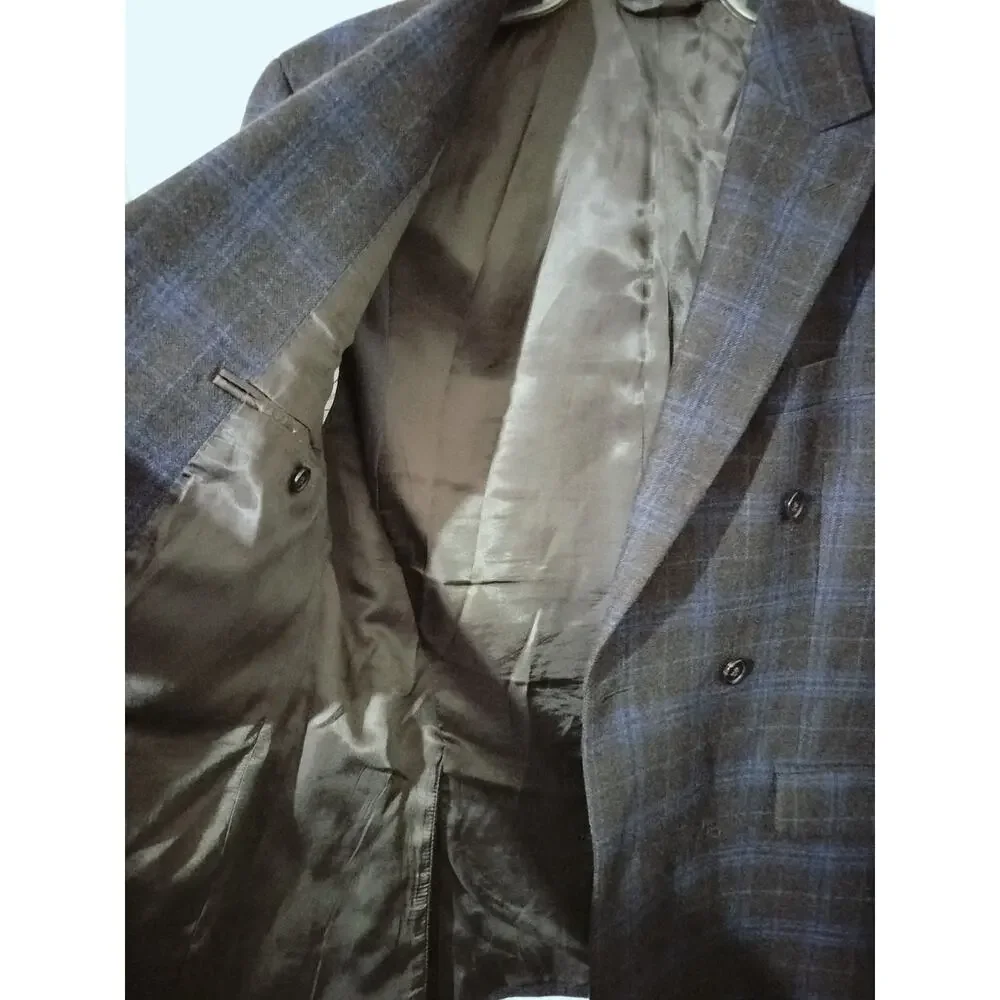 M1251) Lauren Ralph Lauren Wool Blend Double Breasted Smart Casual Jacket 36S